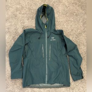 Arc’Teryx Rain jacket Green Yellow Men’s Large